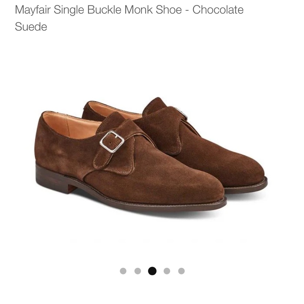 Tricker's Mayfair Single Buckle Monk Shoe
